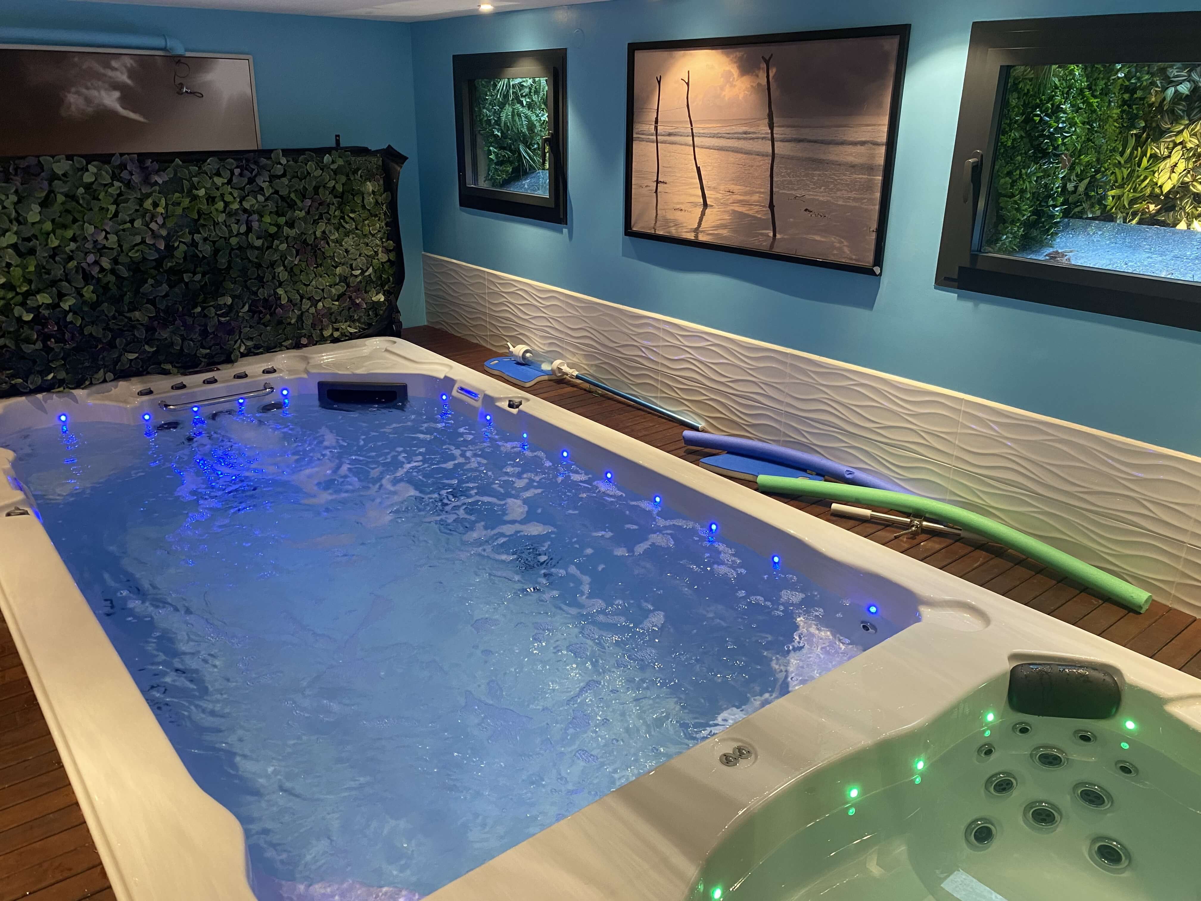 Réalisation d'une piscine intérieure