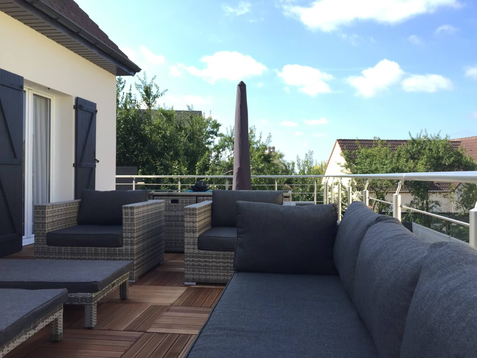 Aménagement terrasse bois